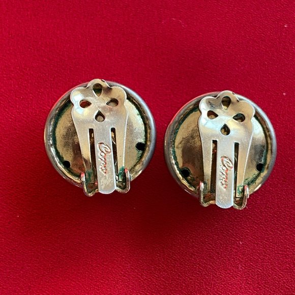 Vintage Coro Clip-On Earrings - Picture 2 of 7